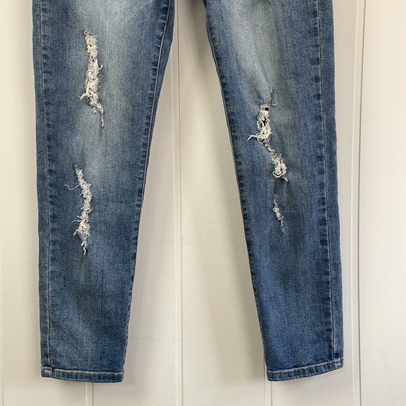 Altar'd  State Distressed Ripped Skinny Jeans Women's Size 27 Light Wash Stretch - Picture 12 of 17